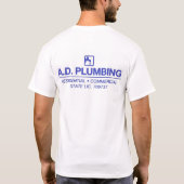 広告plumbing2 tシャツ (裏面)