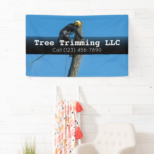 広告Tree Cutting Business Banner 横断幕 (インサイチュ)