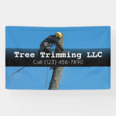 広告Tree Cutting Business Banner 横断幕 (横)