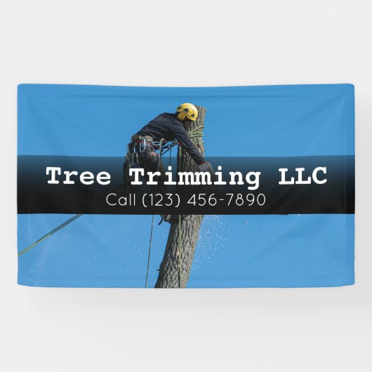 広告Tree Cutting Business Banner 横断幕 (横)