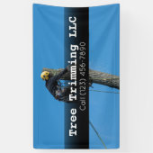 広告Tree Cutting Business Banner 横断幕 (縦)