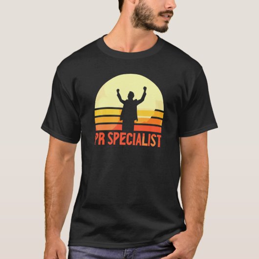 広報専門広報専門マネージャー Tシャツ (正面)
