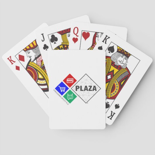 広場のトランプ、標準的な索引の顔 トランプ (裏面)