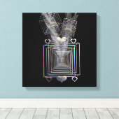 広場の外 キャンバスプリント (インサイチュ (ウッドフロア))