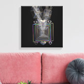 広場の外 キャンバスプリント (インサイチュ (リビング))