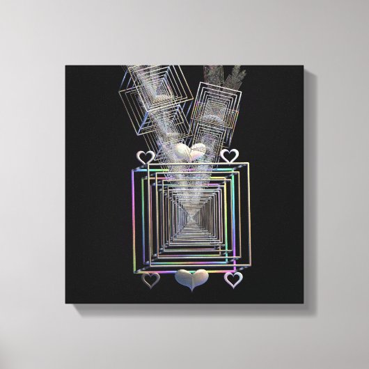 広場の外 キャンバスプリント (正面)