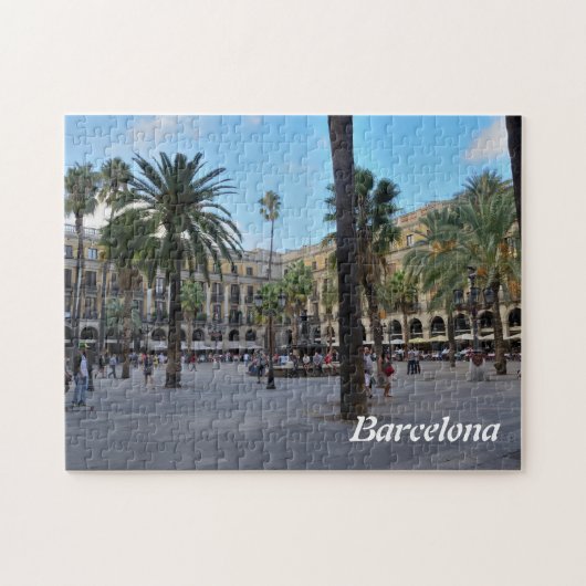 広場の実質のパズル ジグソーパズル (横)