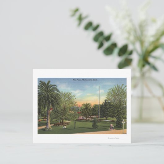 広場の景色 ポストカード (スタンド正面)