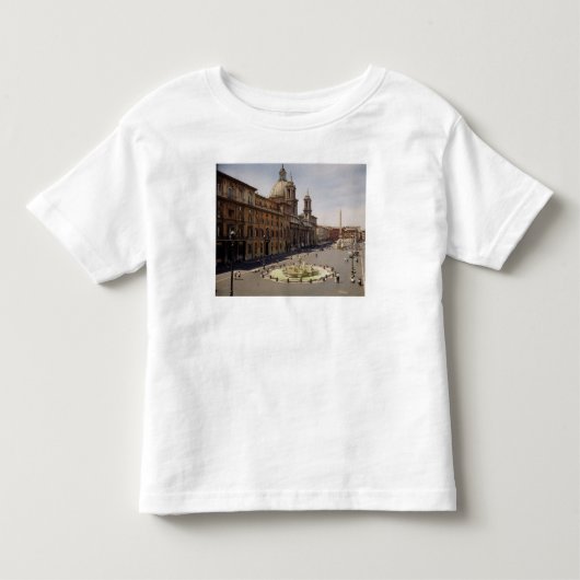 広場の眺め トドラーTシャツ (正面)