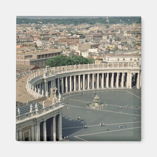 広場の眺め マグネット (正面)