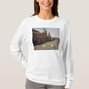 広場の眺め Tシャツ