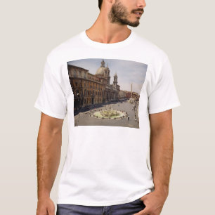 広場の眺め Tシャツ