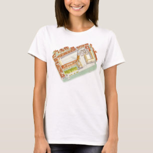 広場サンMarco。 ベニスイタリア Tシャツ