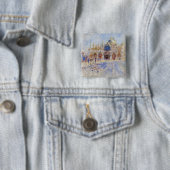 広場サンMarco、ベニス1881年(キャンバスの油) 缶バッジ (インサイチュ)