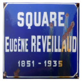 広場フランスの。 タイル (正面)