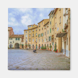 広場Anfiteatroのルッカ都市、イタリア マグネット
