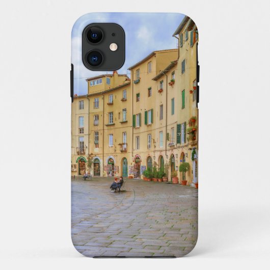 広場Anfiteatroのルッカ都市、イタリア Case-Mate iPhoneケース (裏面)