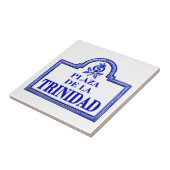 広場deのlaトリニダード、グラナダの道路標識 タイル (側面)