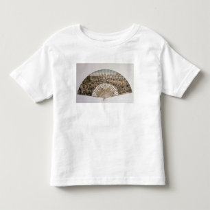 広場de la Cebada、マドリードを描写することに送風して下さい トドラーTシャツ