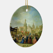 広場de la Cebeda (油で公平なマドリード セラミックオーナメント (右)