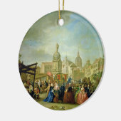 広場de la Cebeda (油で公平なマドリード セラミックオーナメント (左)