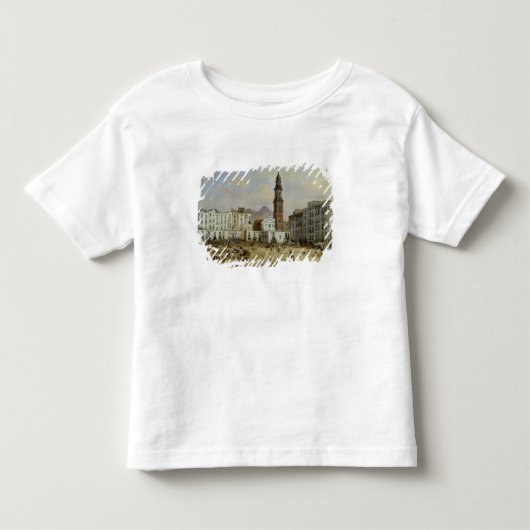 広場Mazaniello、ナポリ トドラーTシャツ (正面)