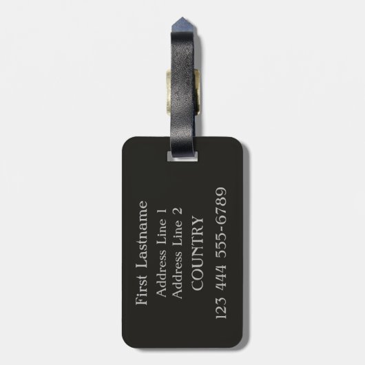 広場Navonaのローマの芸術のカスタムな荷物のラベル ラゲッジタグ (裏面縦)