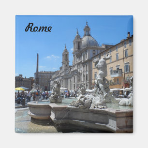 広場Navona-ローマ、イタリア マグネット