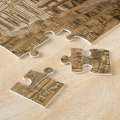 広場Navona、Palazzoの方に南に見るローマ ジグソーパズル (側面)