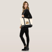 広場Navona、Palazzoの方に南に見るローマ トートバッグ (正面(モデル))