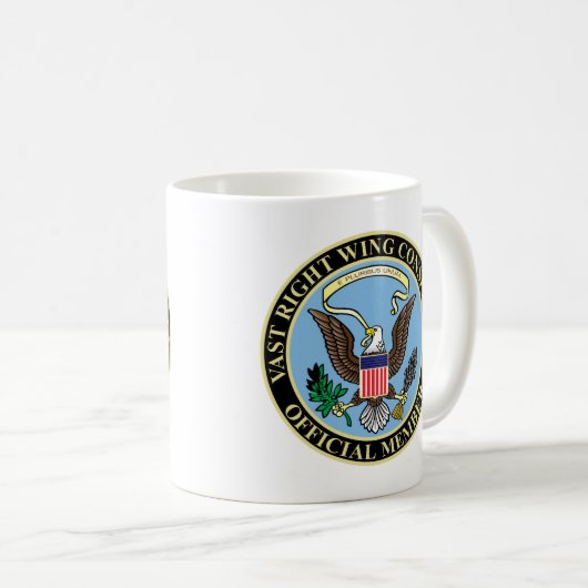 広大な右翼の陰謀の公式のメンバー コーヒーマグカップ (正面右)