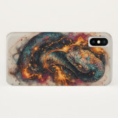 広大な宇宙に佇むコズミック・サーペント Case-Mate iPhoneケース (裏面(横))