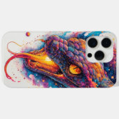 広大な宇宙に浮かぶ鮮やかな宇宙の蛇 Case-Mate iPhoneケース (裏面 (横))