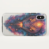広大な宇宙に浮かぶ鮮やかな宇宙の蛇 Case-Mate iPhoneケース (裏面(横))