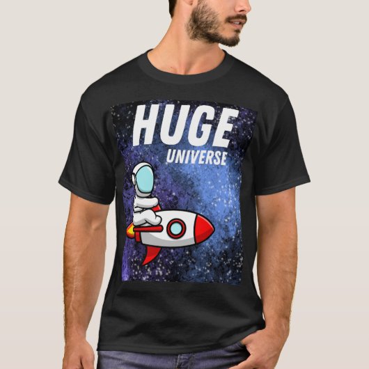 広大な宇宙 Tシャツ (正面)