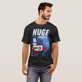 広大な宇宙 Tシャツ (正面フル)