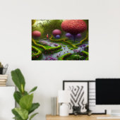 広大な庭園 ポスター (ホームオフィス)