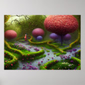 広大な庭園 ポスター (正面)