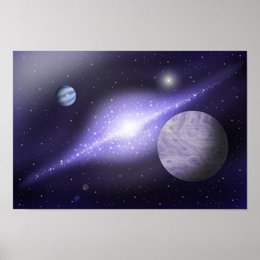 広大な銀河。深宇宙の調和 ポスター (正面)