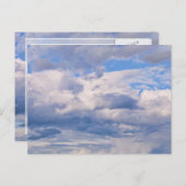 広大な青い空違う雲の形成 ポストカード (正面/裏面)