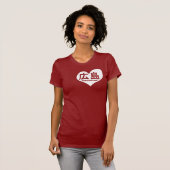 広島のハートのTシャツ Tシャツ (正面フル)