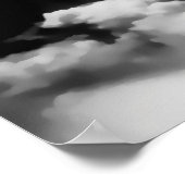 広島上空のキノコ雲1945 ポスター (角)