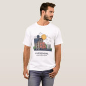 広島公園と博物館 Tシャツ (正面フル)