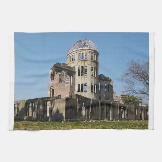 広島原爆ドーム キッチンタオル (横)