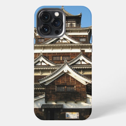広島城 (広島市, 広島県, 日本) iPhoneケース (裏面)