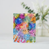 広島市の地図 ポストカード (スタンド正面)