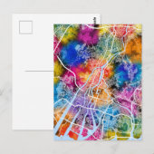 広島市の地図 ポストカード (正面/裏面)