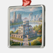 広島平和記念公園の景観 日本旅行 メタルオーナメント (左)