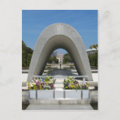 広島平和記念碑 ポストカード (正面)