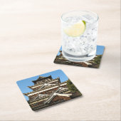 広島県広島城広島城 スクエアペーパーコースター (インサイチュ)